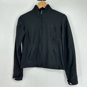 Nike Black Zipped Top Sweatshirt Size S